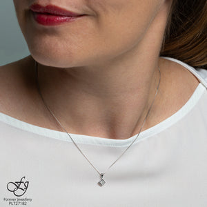 Outline Diamond Pendant - Forever Jewellery Canada 
