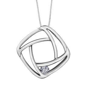 Frame Canadian Diamond Pendant - Forever Jewellery Canada 