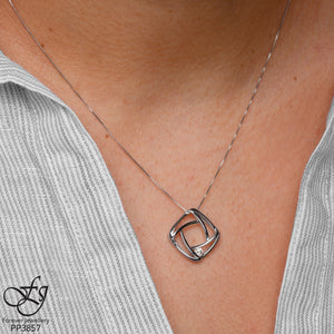 Frame Canadian Diamond Pendant - Forever Jewellery Canada 