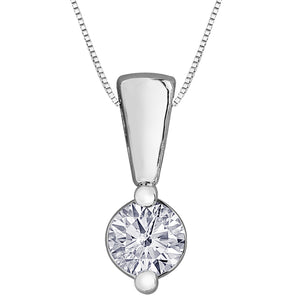 2 Claw Canadian Diamond Pendant - Forever Jewellery Canada 